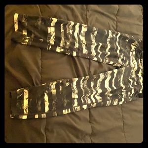 Striped Athleta legging